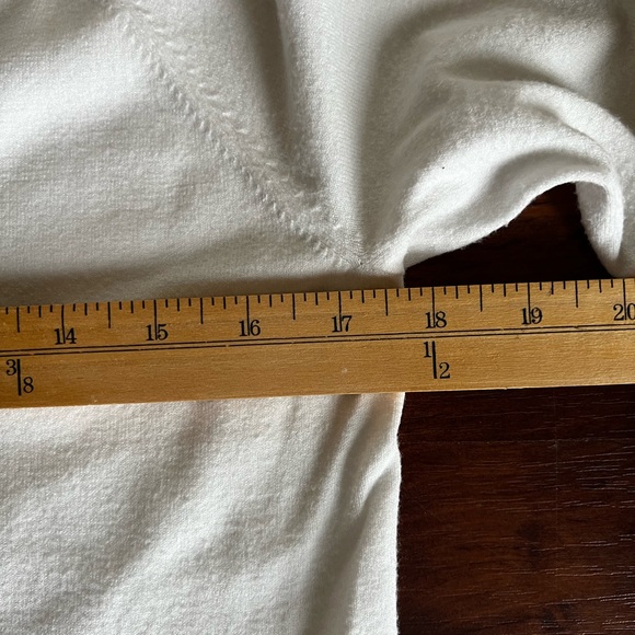 Daily Ritual Women's Ivory V-Neck Long‎ Sleeve Sweater S - Picture 6 of 7